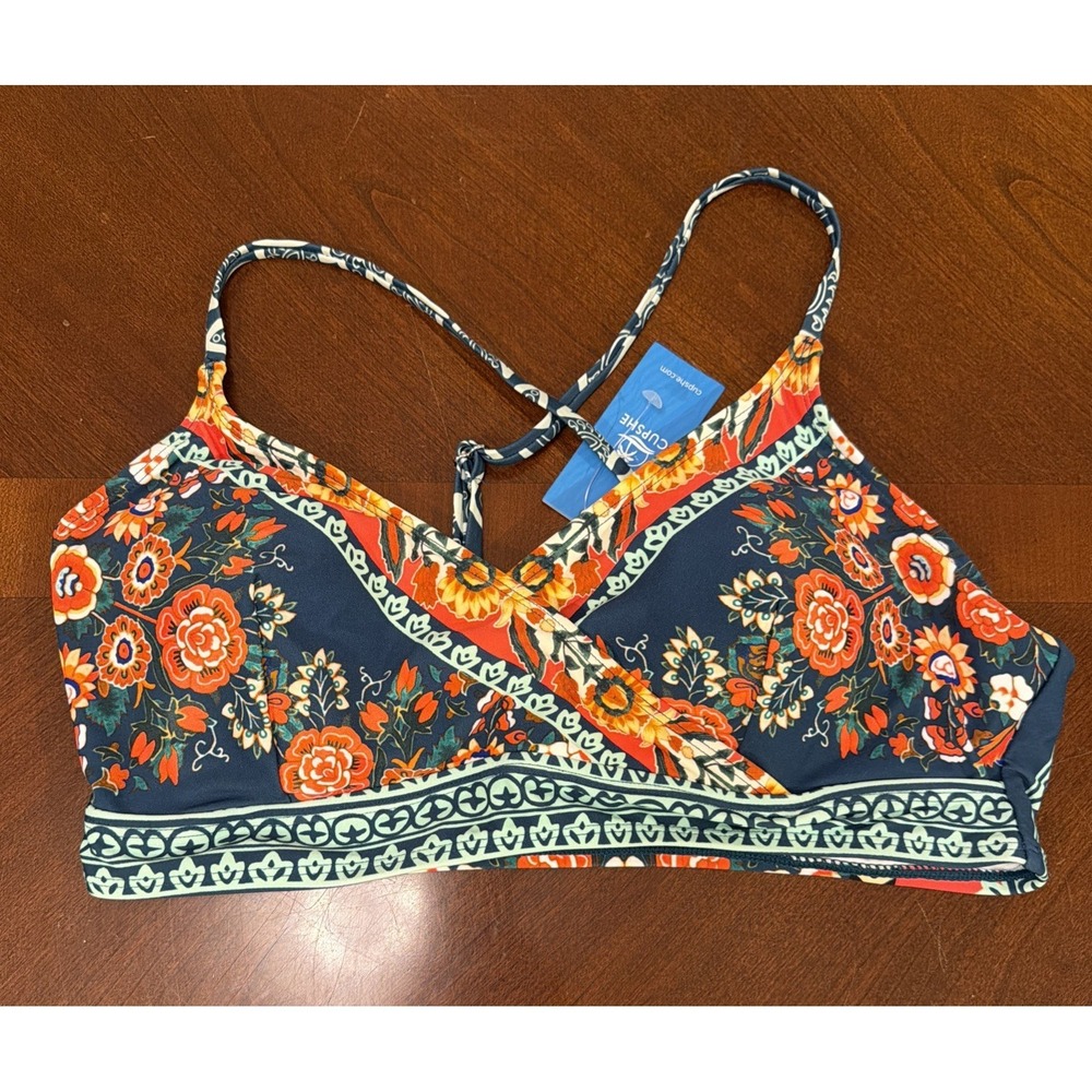 NWT Women's Multicolor Cupshe Bikini Size L - Picture 5 of 10